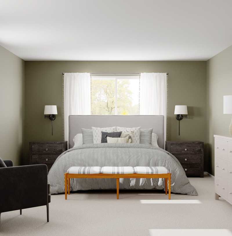 Modern, Farmhouse, Rustic Bedroom Design by Havenly Interior Designer Paige