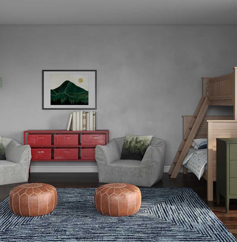 Modern, Eclectic Bedroom Design by Havenly Interior Designer Hayley