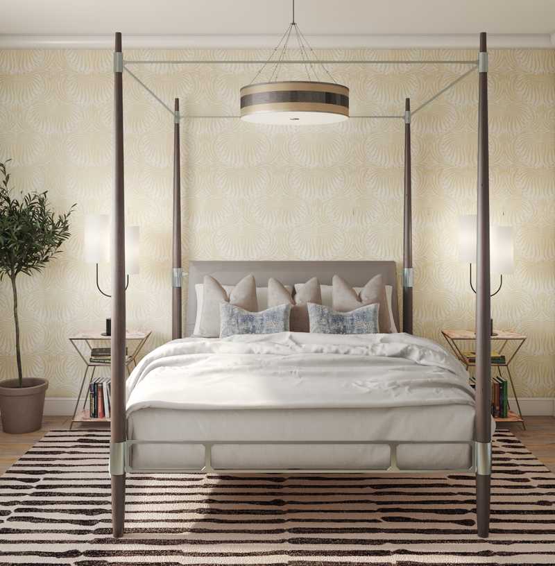 Contemporary, Eclectic Bedroom Design by Havenly Interior Designer Justin