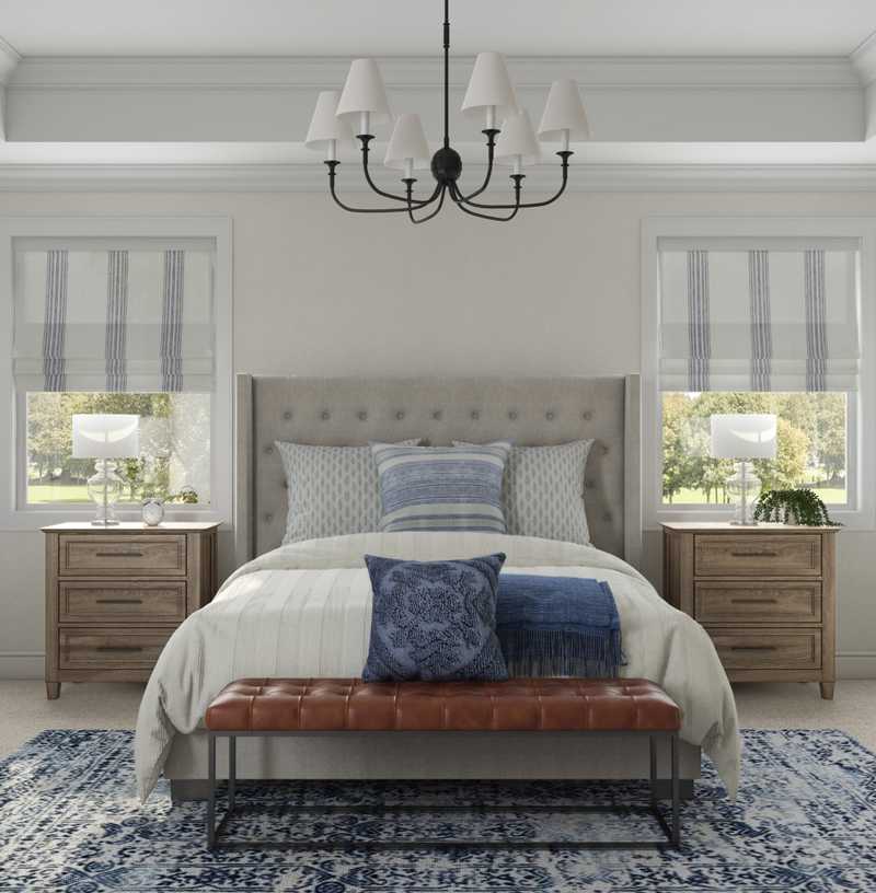 Modern, Transitional Bedroom Design by Havenly Interior Designer Emily