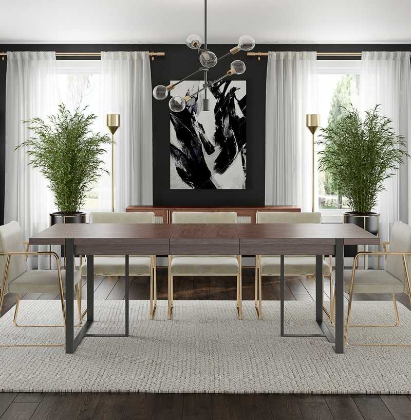 Eclectic Dining Room Design by Havenly Interior Designer Julio