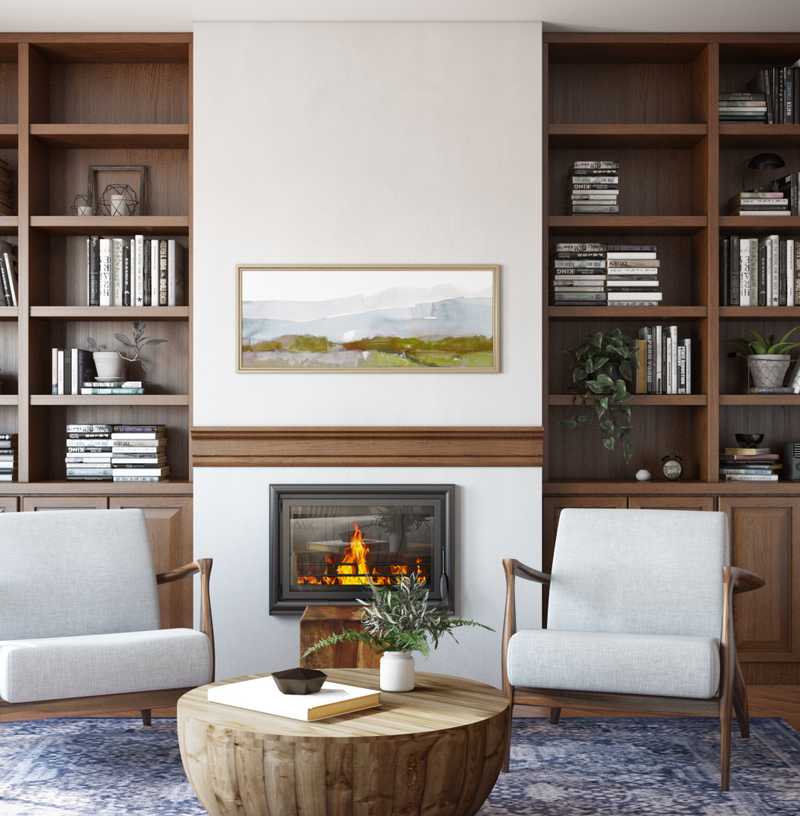 Midcentury Modern, Scandinavian Living Room Design by Havenly Interior Designer Sydney