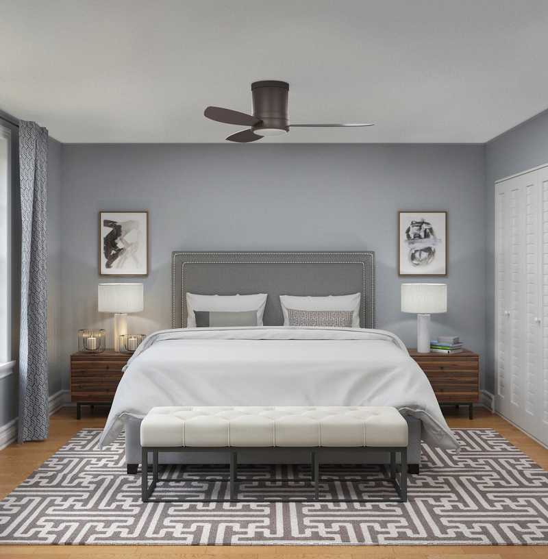 Contemporary, Modern, Transitional, Minimal Bedroom Design by Havenly Interior Designer Robyn