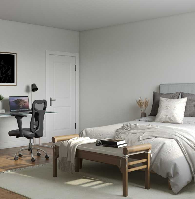 Contemporary, Modern Bedroom Design by Havenly Interior Designer Erin