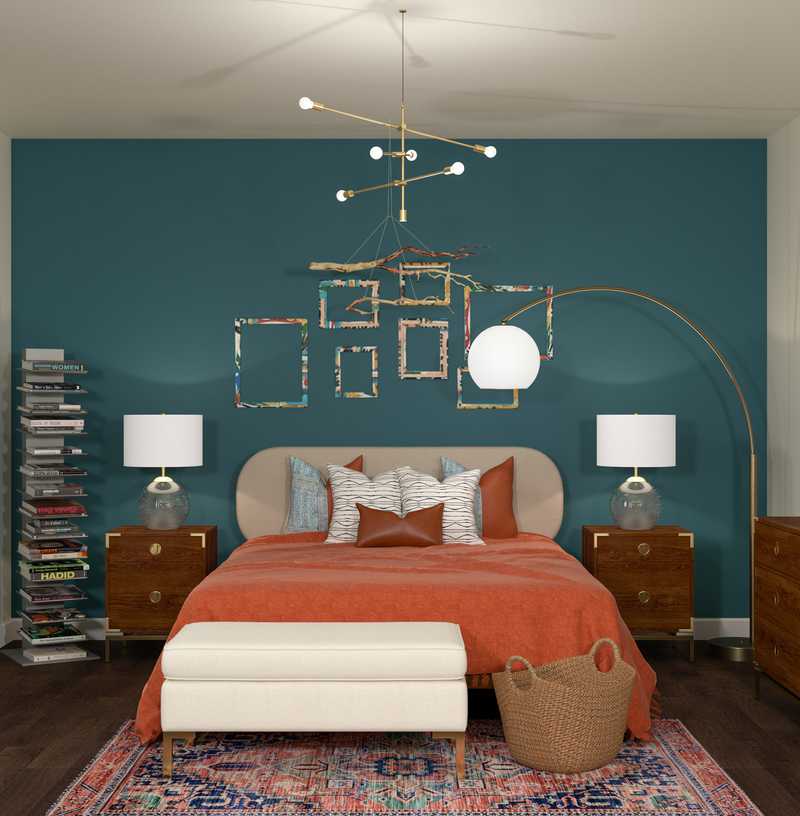 Eclectic, Bohemian Bedroom Design by Havenly Interior Designer Kyla