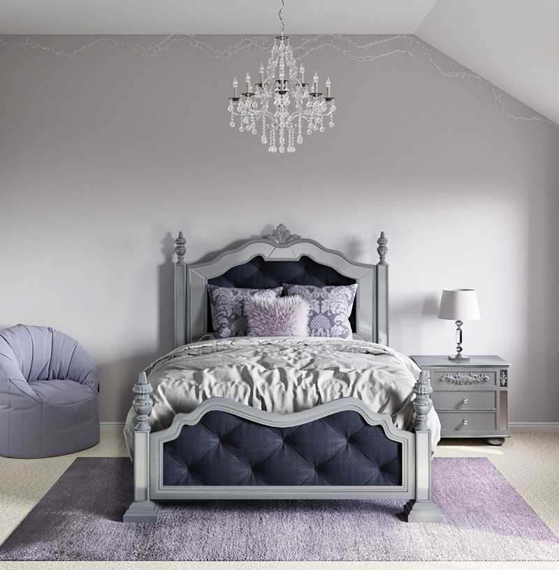 Classic, Glam Bedroom Design by Havenly Interior Designer Megan