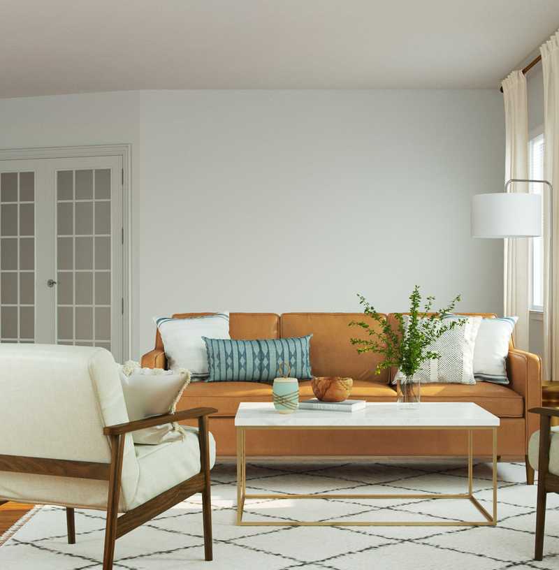 Modern, Rustic, Minimal Living Room Design by Havenly Interior Designer Lisa