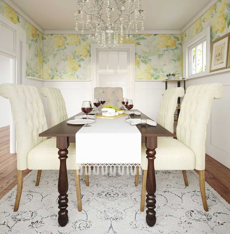 Classic, Traditional Dining Room Design by Havenly Interior Designer Anna