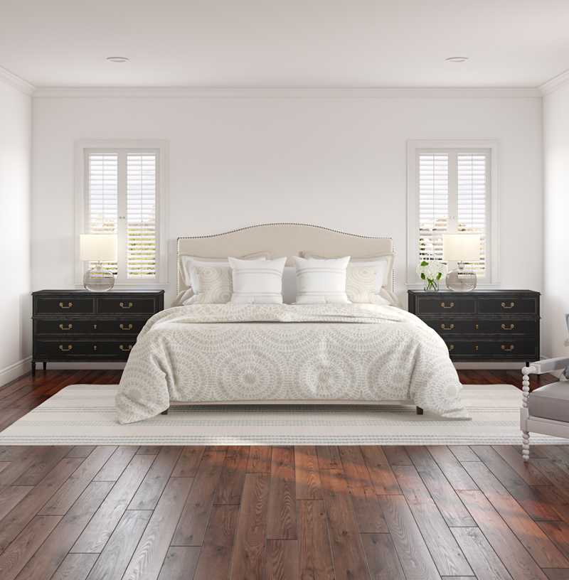 Classic, Coastal, Farmhouse, Transitional Bedroom Design by Havenly Interior Designer Britney