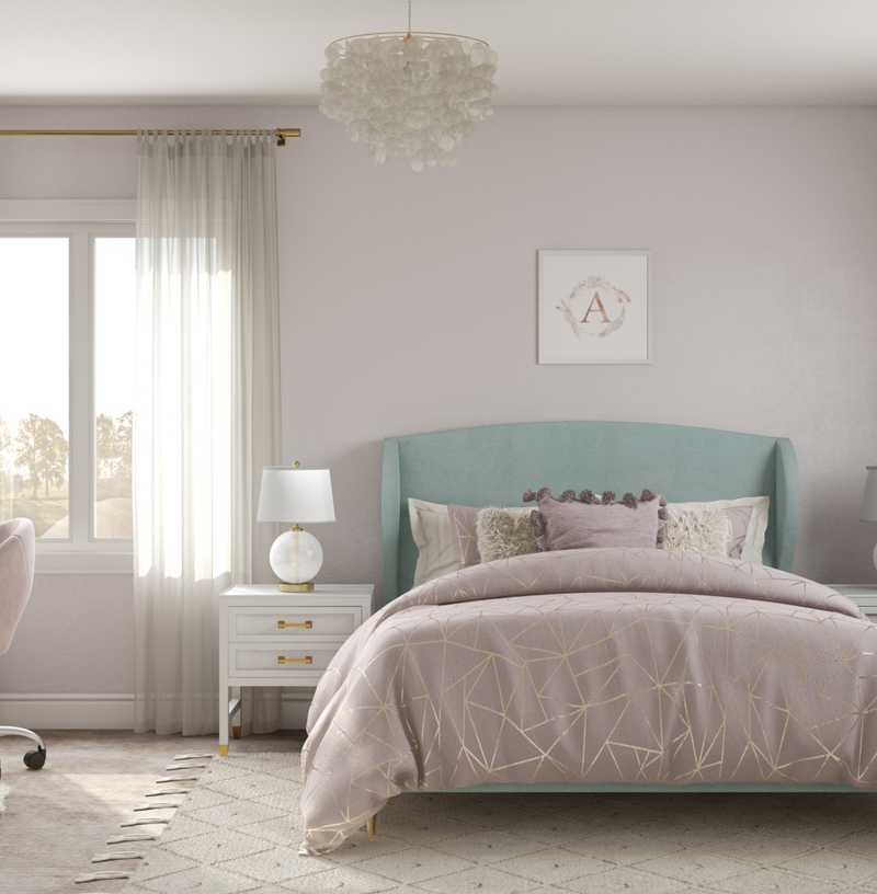 Modern, Preppy Bedroom Design by Havenly Interior Designer Fendy