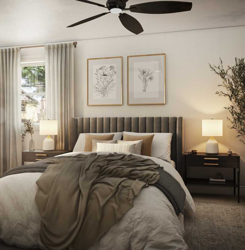 Classic, Traditional, Transitional Bedroom Design by Havenly Interior Designer Lauren