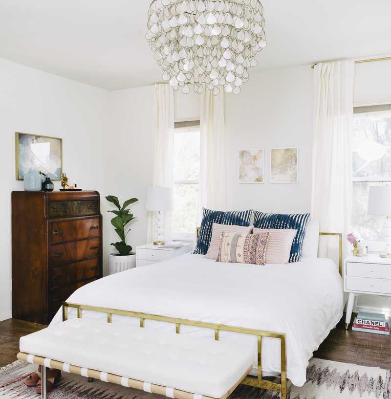 Contemporary, Modern, Glam Bedroom Design by Havenly Interior Designer Jordan