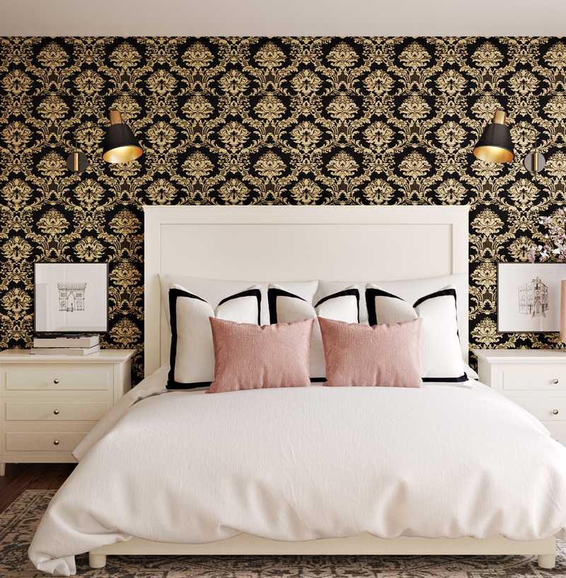 Modern, Glam Bedroom Design by Havenly Interior Designer Autumn