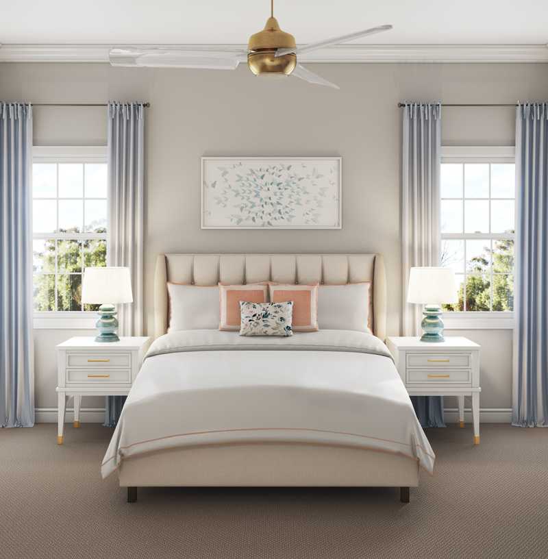 Preppy Bedroom Design by Havenly Interior Designer Brooke