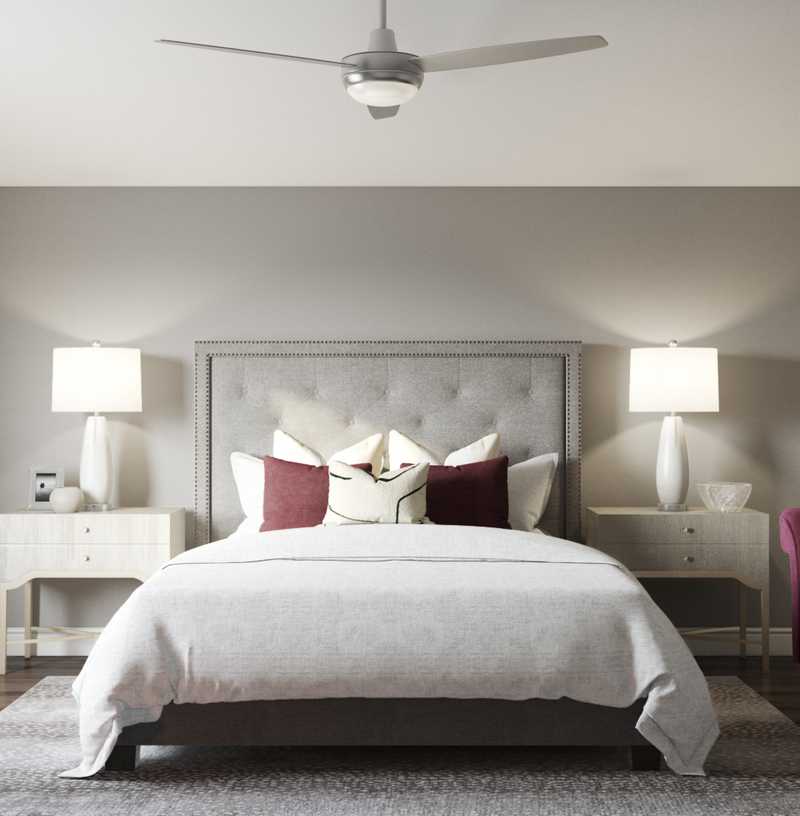 Modern, Glam, Minimal Bedroom Design by Havenly Interior Designer Megan