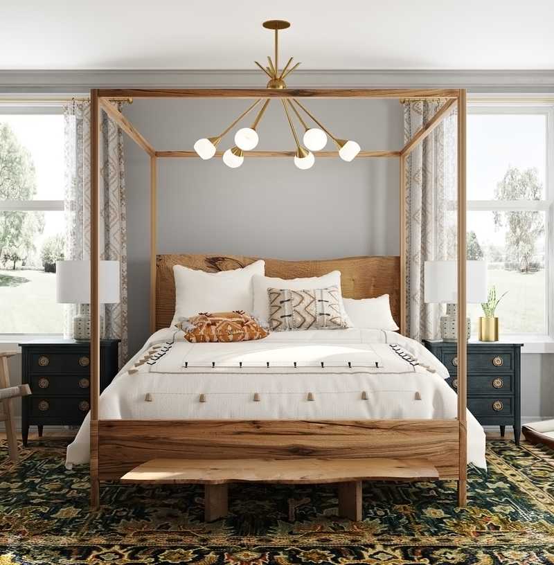 Bohemian Bedroom Design by Havenly Interior Designer Marie