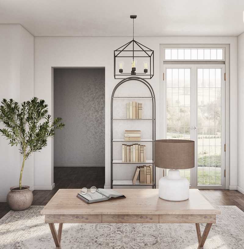 Farmhouse Office Design by Havenly Interior Designer Shirley