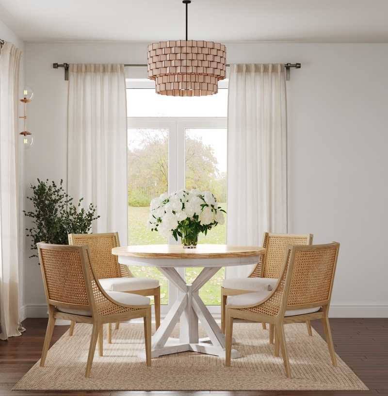 Contemporary, Bohemian Dining Room Design by Havenly Interior Designer Mariela