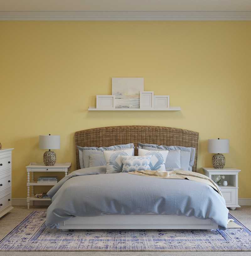Classic, Coastal Bedroom Design by Havenly Interior Designer Kelly