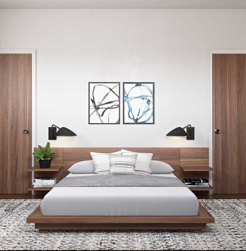 Contemporary, Modern, Eclectic, Bohemian, Midcentury Modern Bedroom Design by Havenly Interior Designer Katherine