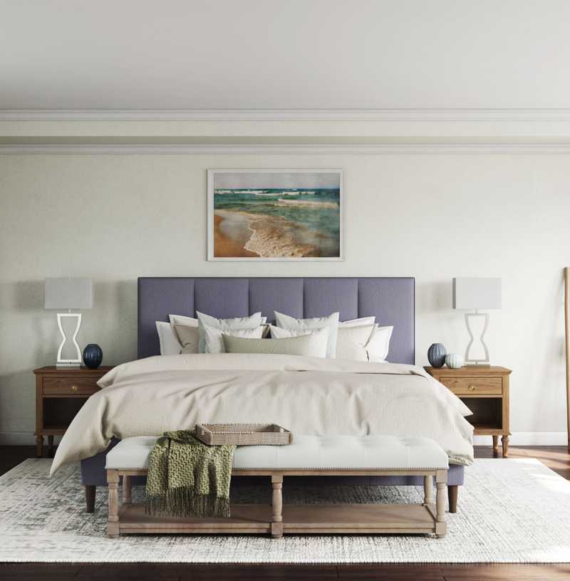 Modern, Farmhouse Bedroom Design by Havenly Interior Designer Abigail