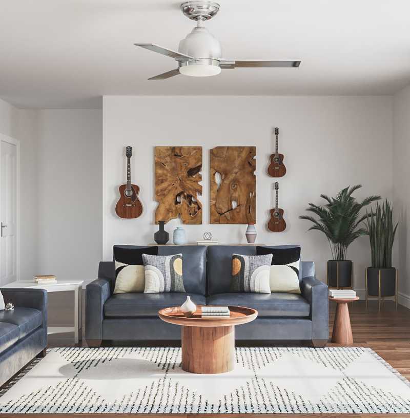 Contemporary, Modern Living Room Design by Havenly Interior Designer Randi