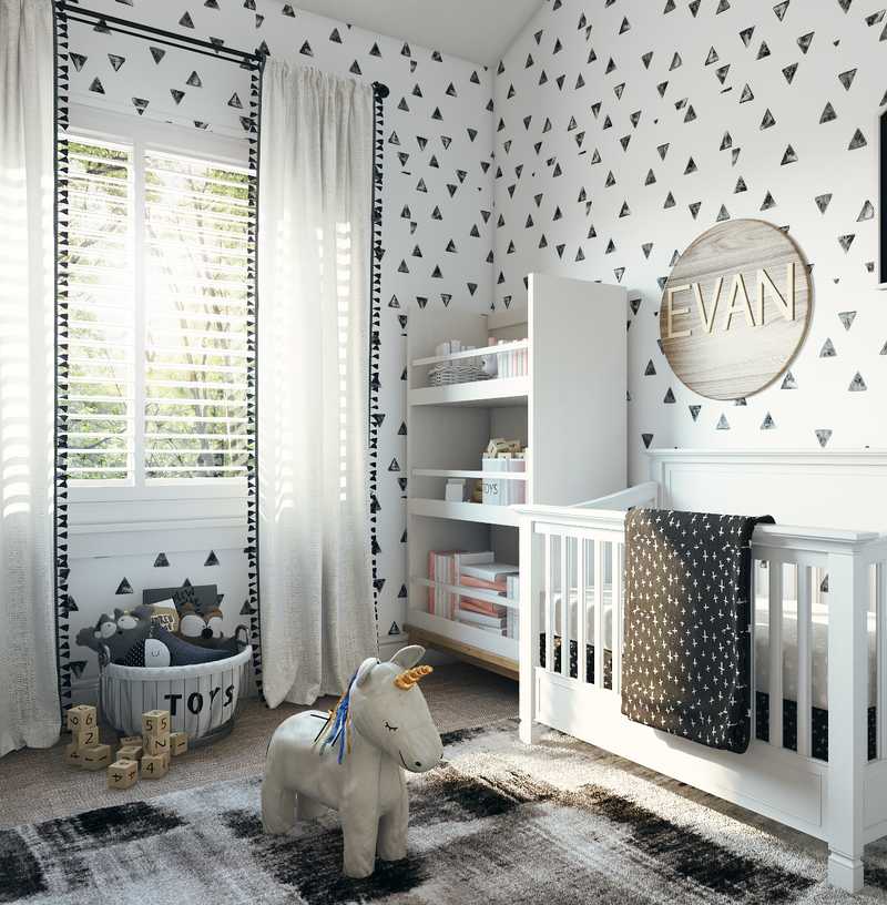 Modern, Minimal Nursery Design by Havenly Interior Designer Taylor