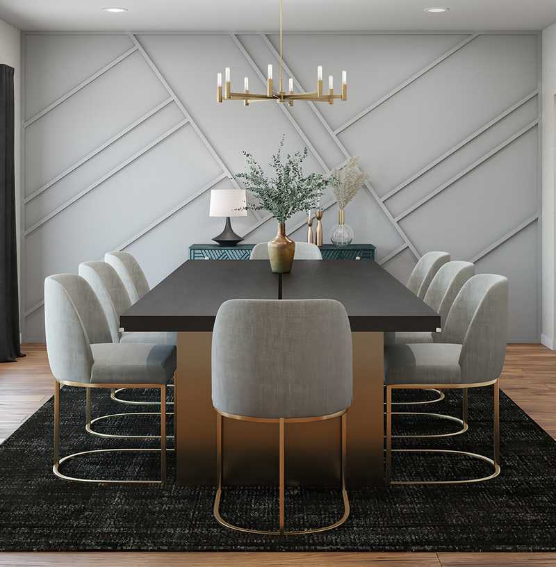 Contemporary, Modern Dining Room Design by Havenly Interior Designer Morgan