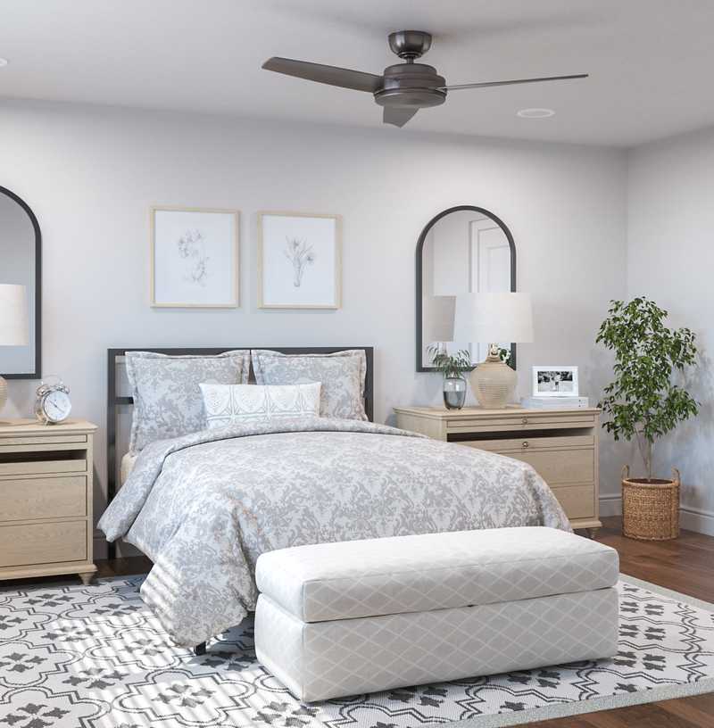 Classic, Coastal Bedroom Design by Havenly Interior Designer Kelsey