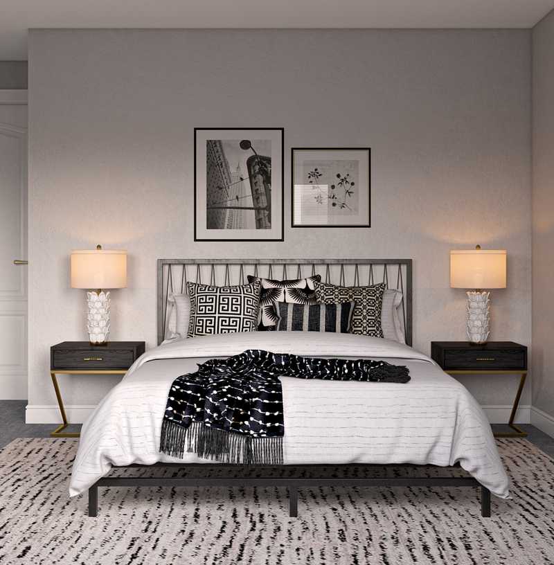 Classic, Glam Bedroom Design by Havenly Interior Designer Fiona