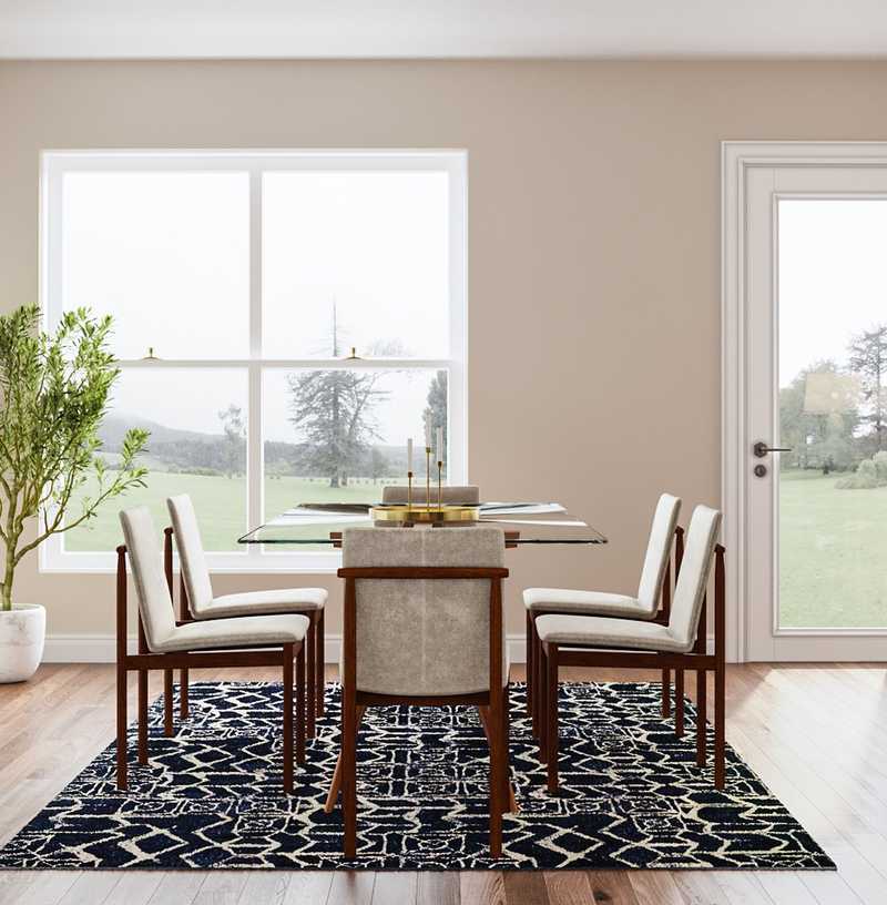 Midcentury Modern, Scandinavian Dining Room Design by Havenly Interior Designer Morgan