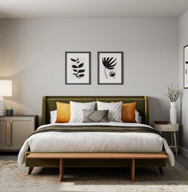 Classic, Glam, Transitional Bedroom Design by Havenly Interior Designer Vana