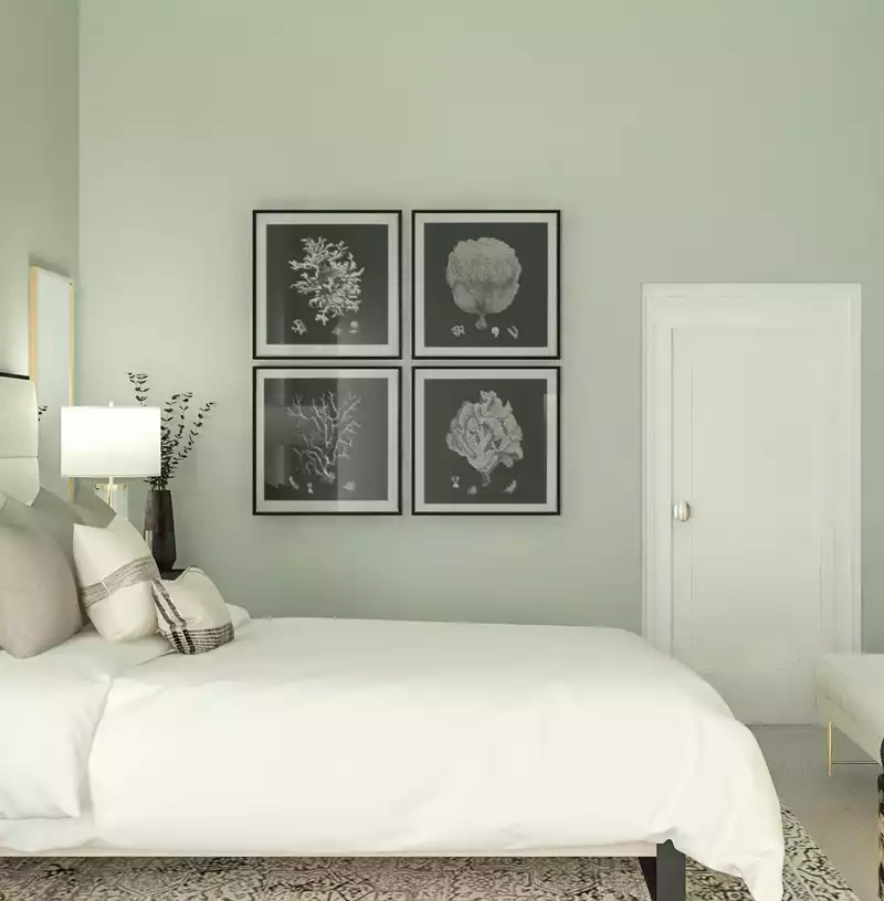 Classic, Traditional, Transitional Bedroom Design by Havenly Interior Designer Emilee