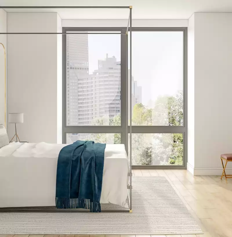 Modern, Industrial, Rustic, Minimal Bedroom Design by Havenly Interior Designer Cassidy