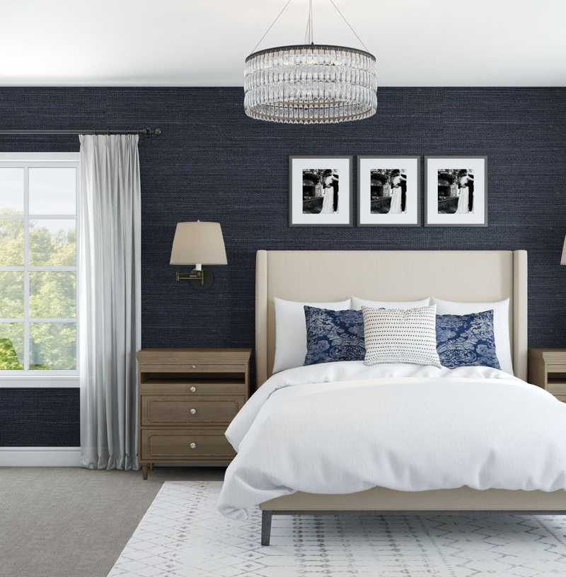 Modern, Rustic Bedroom Design by Havenly Interior Designer Barbara