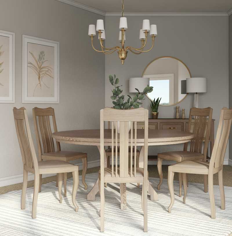 Modern, Coastal Dining Room Design by Havenly Interior Designer Tara