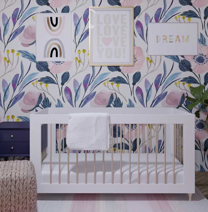 Preppy Nursery Design by Havenly Interior Designer Samantha
