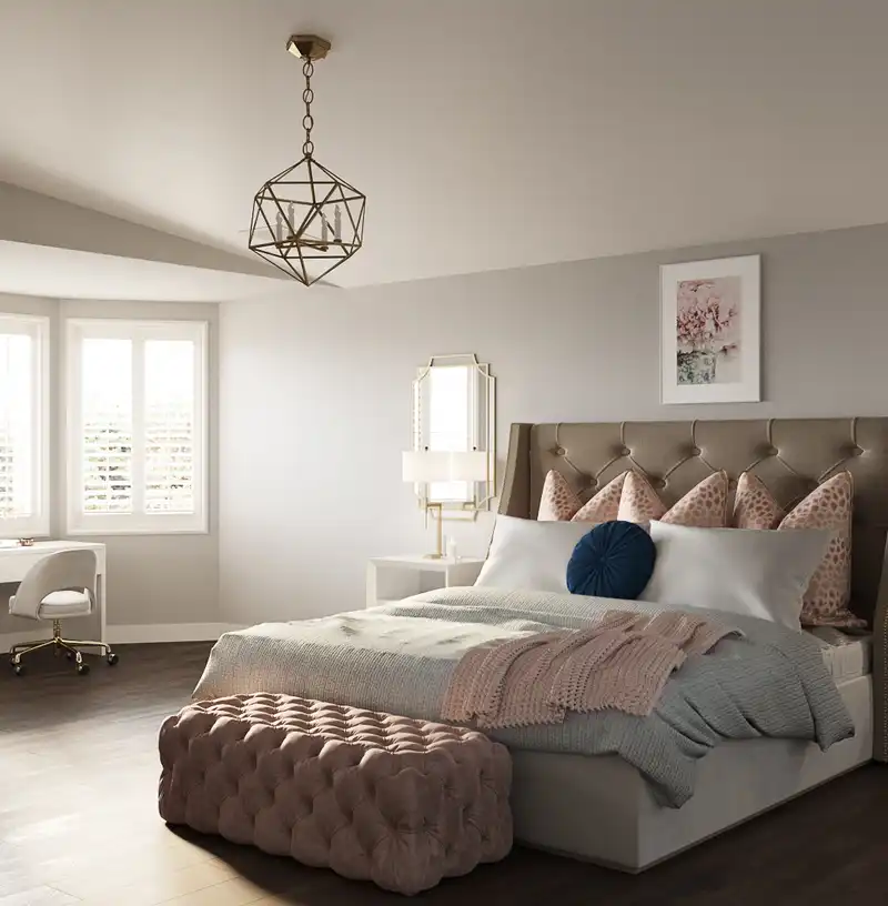 Glam Bedroom Design by Havenly Interior Designer Taylor