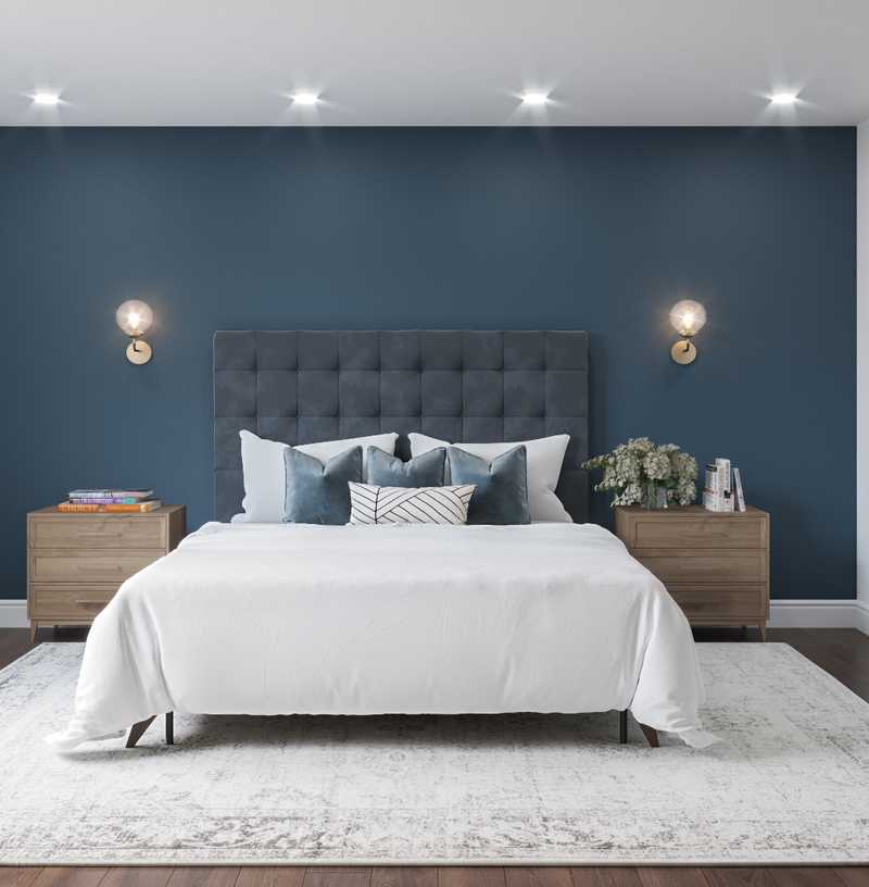 Modern, Minimal Bedroom Design by Havenly Interior Designer Kelcy