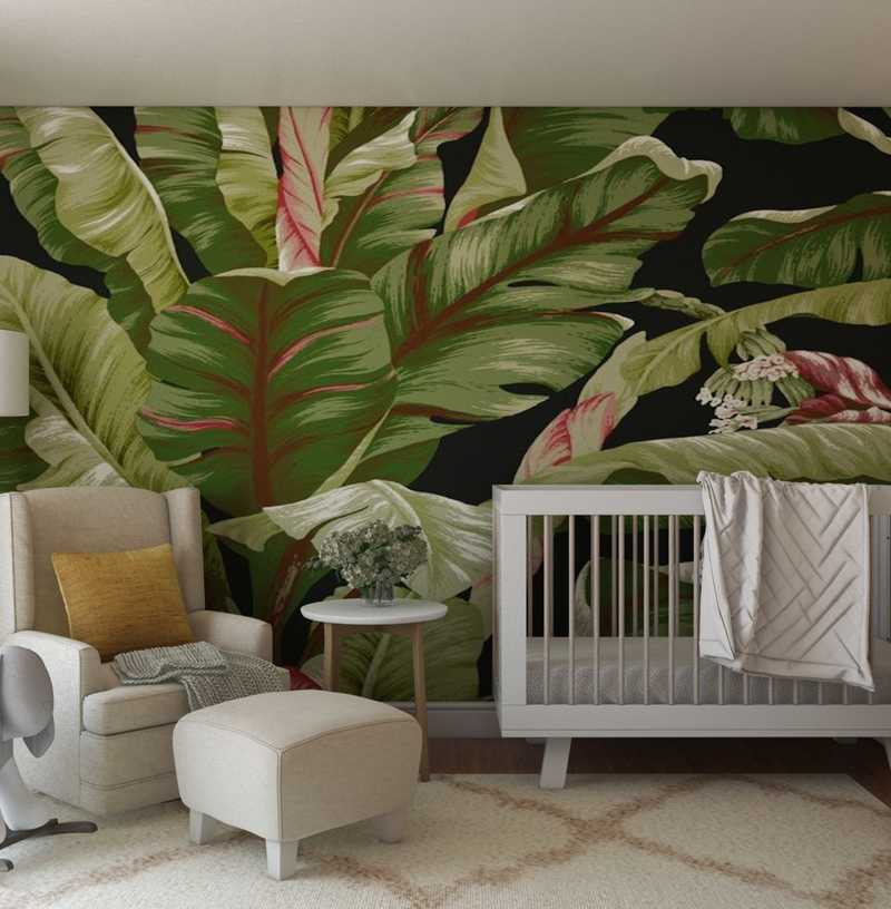 Bohemian, Scandinavian Nursery Design by Havenly Interior Designer Aishwarya