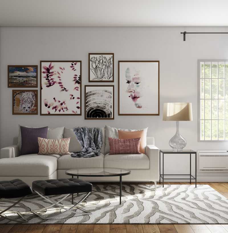 Modern Living Room Design by Havenly Interior Designer Michelle