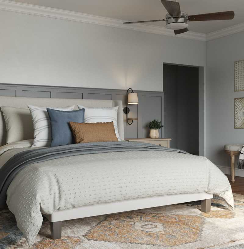 Modern, Minimal Bedroom Design by Havenly Interior Designer Jennifer