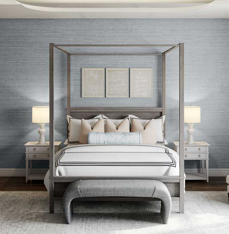 Classic, Coastal, Traditional, Transitional Bedroom Design by Havenly Interior Designer Lisa