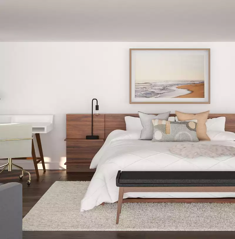 Transitional, Scandinavian Bedroom Design by Havenly Interior Designer Fiorella