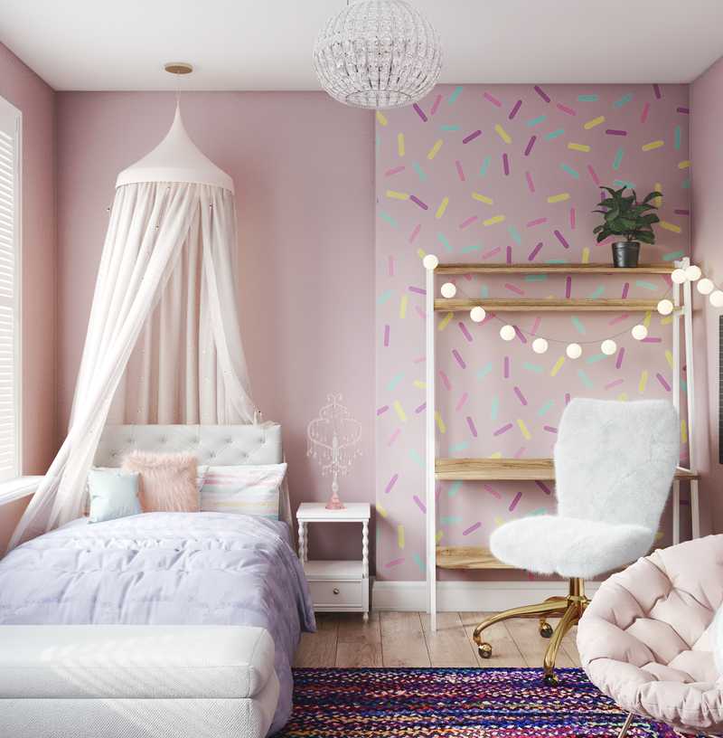 Modern, Glam, Midcentury Modern Bedroom Design by Havenly Interior Designer Maha