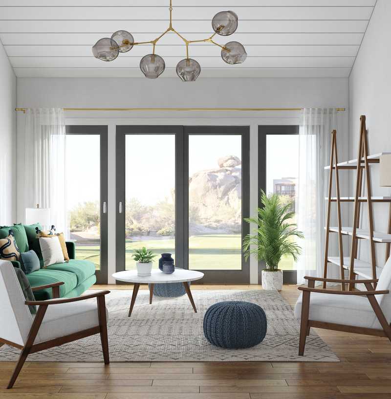 Modern, Minimal Living Room Design by Havenly Interior Designer Sydney