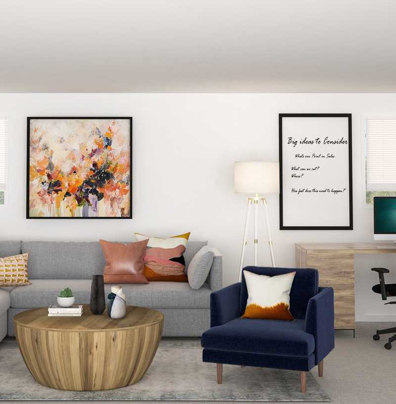 Modern Living Room Design by Havenly Interior Designer Michelle