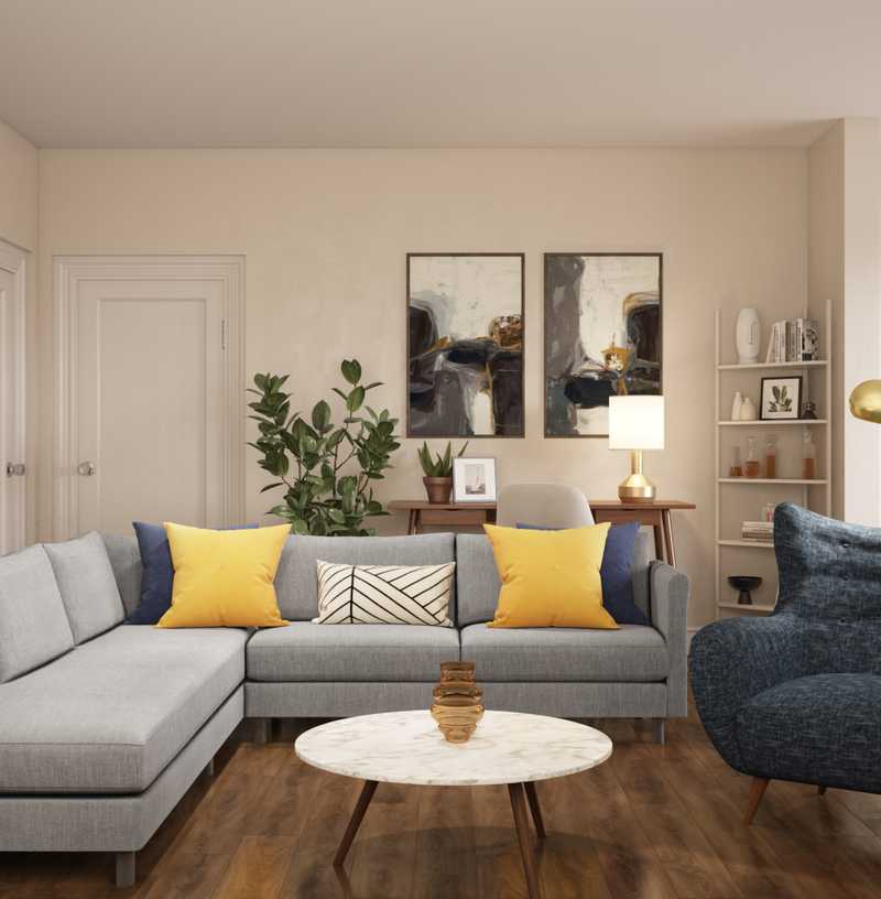 Modern Living Room Design by Havenly Interior Designer Danielle