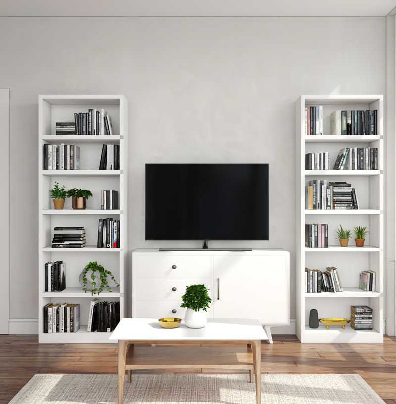 Minimal, Scandinavian Living Room Design by Havenly Interior Designer Isabella