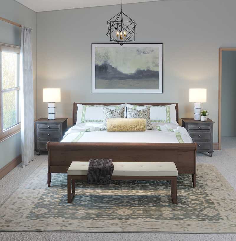 Classic, Rustic Bedroom Design by Havenly Interior Designer Robyn